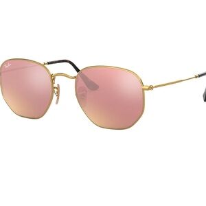 Ray-Ban RB3548N Hexagonal Flat Lenses: